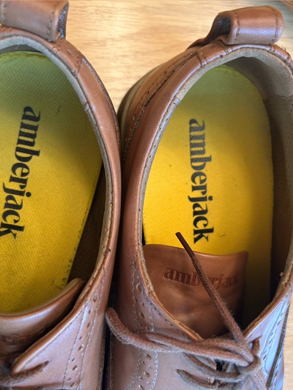 Amberjack Cap-Toe Brown Leather Oxford Shoes